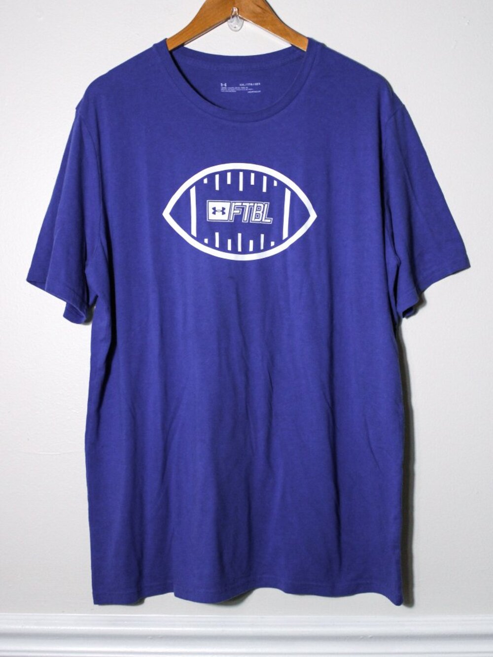 Under Armour Football FTBL Graphic Tee Blue Size XXL